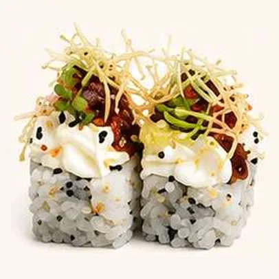 Tuna & Philadelphia Uramaki (4 pcs)